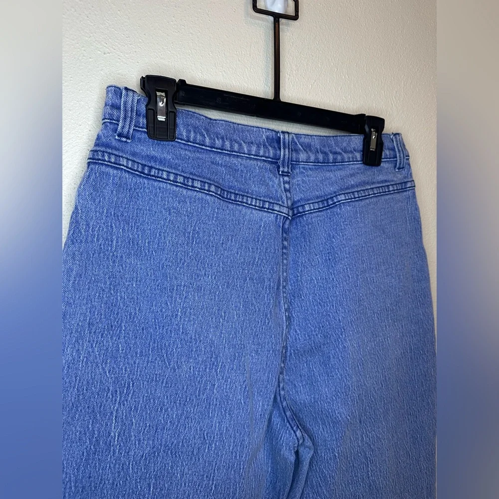 90s LA Blues High Waisted Stone Wash Mom Jeans Women’s Size 16 Tapered Leg - Picture 6 of 10